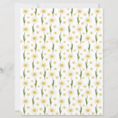 Daisies Scrapbook Paper (裏面)