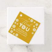 Daisies Thank you tags Mustard フェイバータグ (インサイチュ)