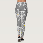 Daisy渦巻きの緩いリボン型枠かわいらしデイジー レギンス (裏面)