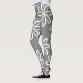 Daisy渦巻きの緩いリボン型枠かわいらしデイジー レギンス (左)