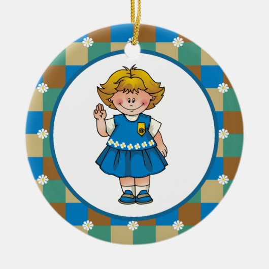 Daisy4 セラミックオーナメント (正面)