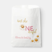 Daisy 1st Birthday Isn't She ONEderful Pink Boho フェイバーバッグ (正面)