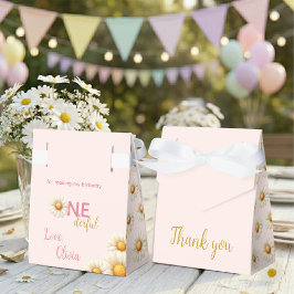 Daisy 1st Birthday  Isn't She ONEderful Pink Favor フェイバーボックス