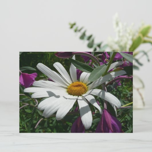 Daisy and Fireweed Wildflower カード (スタンド正面)