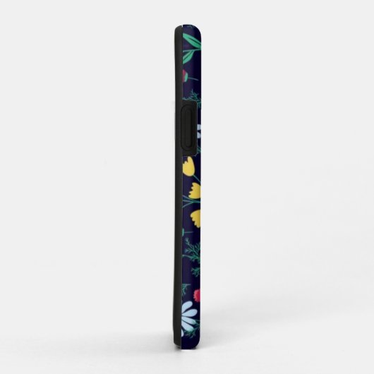 daisy and lily floral botanical flower print, Case-Mate iPhoneケース (裏面/右)