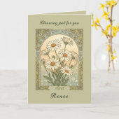 Daisy April's Heavenly Flowers カード (黄色い花)