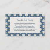 Daisy Baby Shower Book Request エンクロージャーカード (正面)