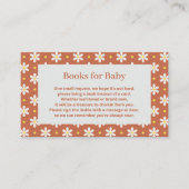 Daisy Baby Shower Book Request エンクロージャーカード (正面)
