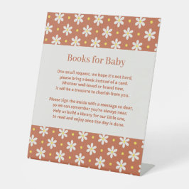 Daisy Baby Shower Book Request 台座サイン