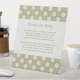 Daisy Baby Shower Book Request 台座サイン