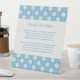 Daisy Baby Shower Book Request 台座サイン