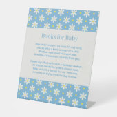 Daisy Baby Shower Book Request 台座サイン (正面)