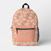 Daisy Backpack プリントバックパック (正面)