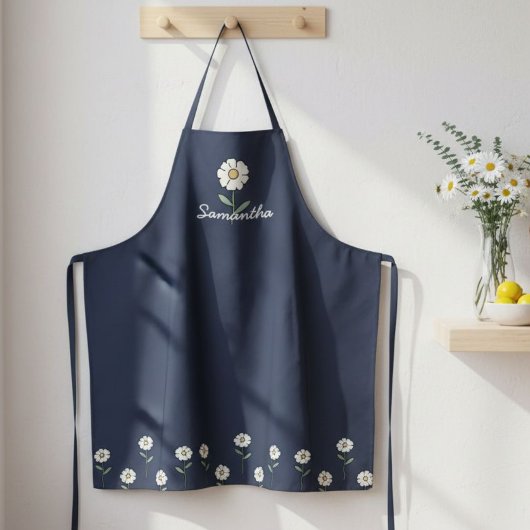 Daisy Baking Apron - Personalized Accessory  エプロン