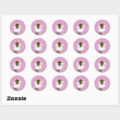 Daisy Bee Round Sticker ラウンドシール (シート)
