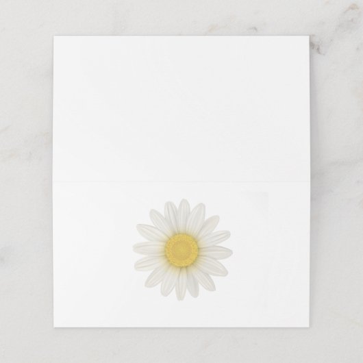 Daisy blank place cards プレイスカード (外部開封)