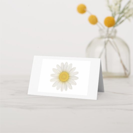Daisy blank place cards プレイスカード (正面)