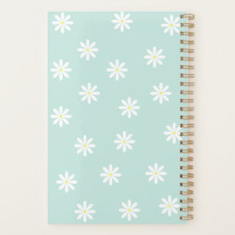 Daisy Bloom Planner – Soft Blue Floral Cover プランナー手帳