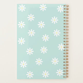 Daisy Bloom Planner – Soft Blue Floral Cover プランナー手帳