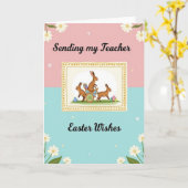 Daisy Blooms Easter Wishes Card カード (黄色い花)