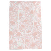 Daisy Blooms - Sweet Peach ミディアムペーパーバッグ (裏面)