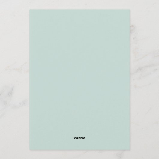 Daisy Bow Baby Shower Invitation 招待状 (裏面)