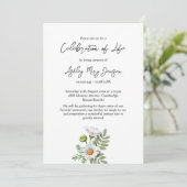 Daisy Celebration of Life Funeral 招待状 (スタンド正面)