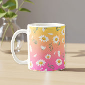 Daisy ceramic mug , Daisy coffee cups  コーヒーマグカップ