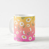 Daisy ceramic mug , Daisy coffee cups  コーヒーマグカップ (正面左)