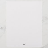 Daisy Chain Stationery Paper レターヘッド (裏面)