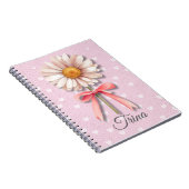 Daisy Coquette Notebook | Pink Aesthetic Journal ノートブック (右側)