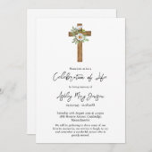 Daisy Cross Celebration of Life Funeral 招待状 (正面/裏面)