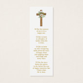 Daisy Cross Photo Funeral Bookmark (裏面)