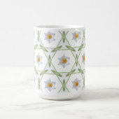 Daisy Design - Geometric Daisy Design Cup コーヒーマグカップ (中央)