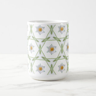 Daisy Design - Geometric Daisy Design Cup コーヒーマグカップ