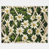 Daisy Dream Fleece Blanket - Large フリースブランケット (正面(横))