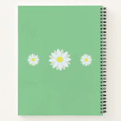 Daisy Dreams – Stylish Floral Notebook ノートブック (裏面)
