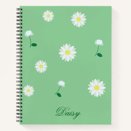 Daisy Dreams – Stylish Floral Notebook ノートブック