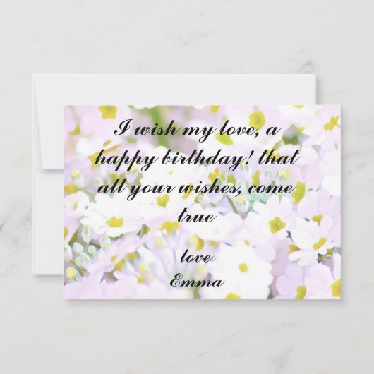 Daisy Ephemera vibrant color pink art (裏面)