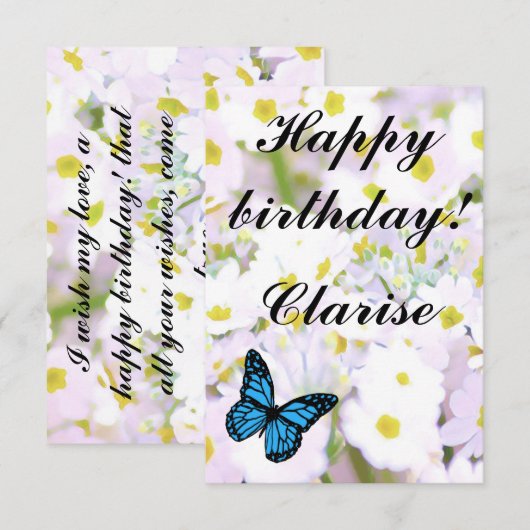 Daisy Ephemera vibrant color pink art (正面/裏面)