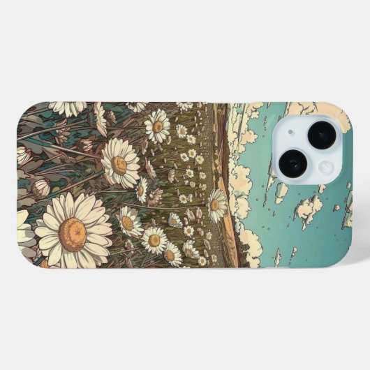 "Daisy Field Phone Case" Case-Mate iPhoneケース (裏面 (横))
