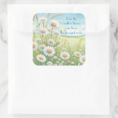 Daisy Field & Quote スクエアシール (バッグ)