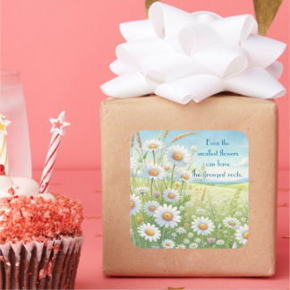 Daisy Field & Quote	 スクエアシール