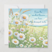 Daisy Field & Quote Card	 (正面)