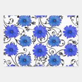 Daisy floral bouquet ラッピングペーパーシート (正面2)