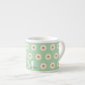 Daisy Floral Espresso Mug – Cute Mini Coffee Cup エスプレッソカップ (正面右)