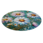 Daisy Floral Glass Cutting Board カッティングボード (角)