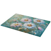 Daisy Floral Glass Cutting Board カッティングボード (角)