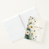 Daisy Floral Spiral-bound Journal Botanical Summer ノートブック (内部)