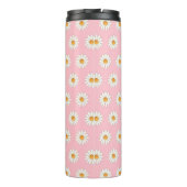 Daisy Floral Thermal Tumbler – Aesthetic Insulated タンブラー (裏面)